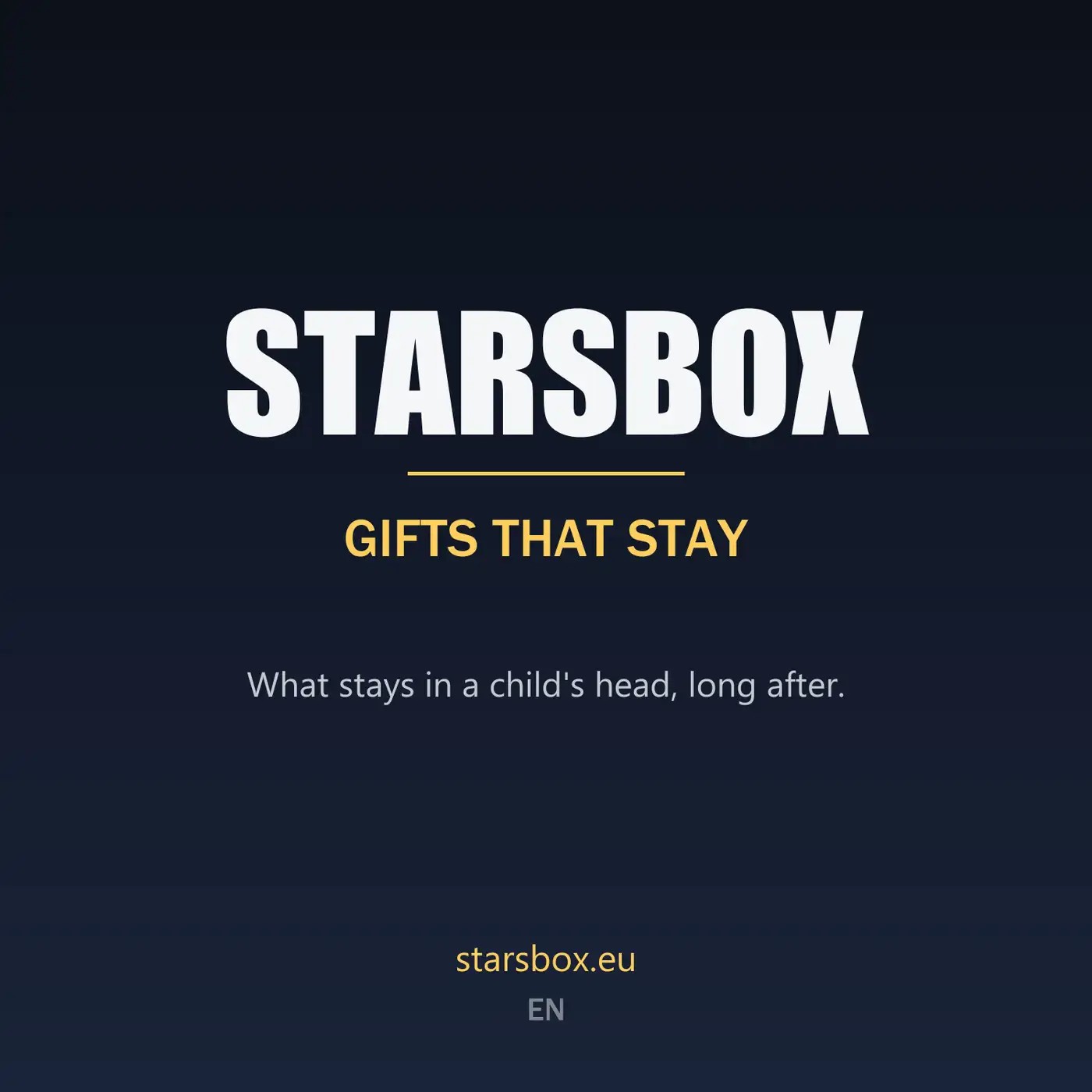 Starsbox - Gifts that stay