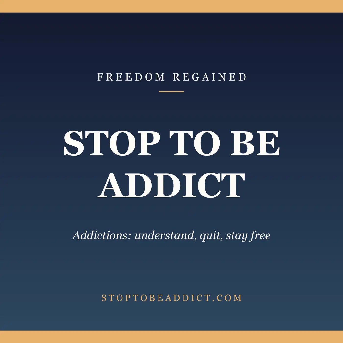 Stop To Be Addict - The Podcast